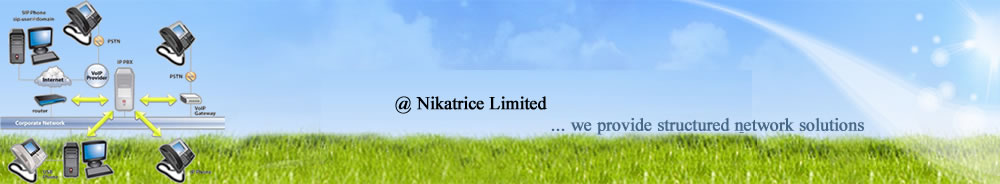 At Nikatrice Ltd. We Provide Structured Network Solutions...