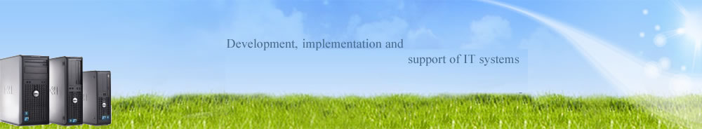 Development, implementation and support of IT systems